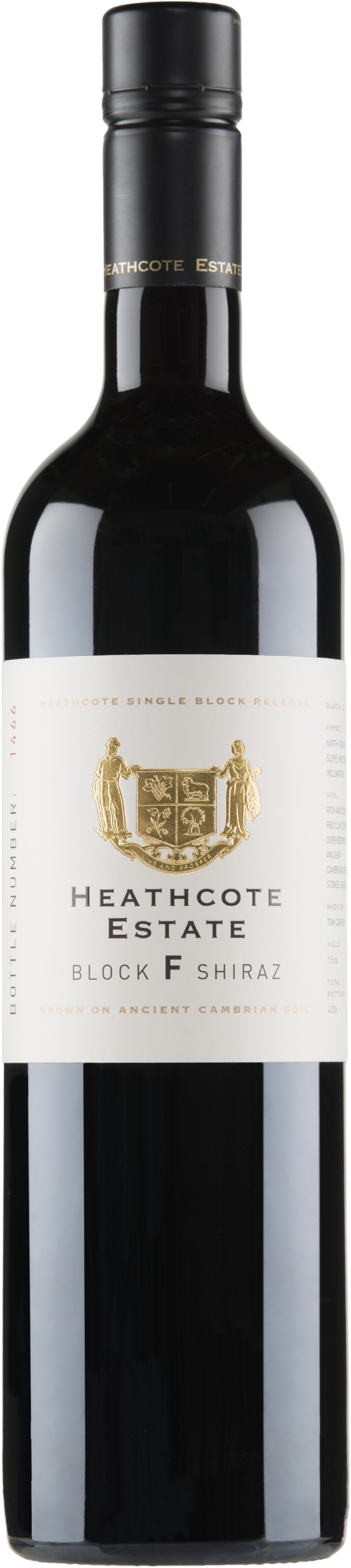 Heathcote Estate Single Block Release Block F Shiraz 2009